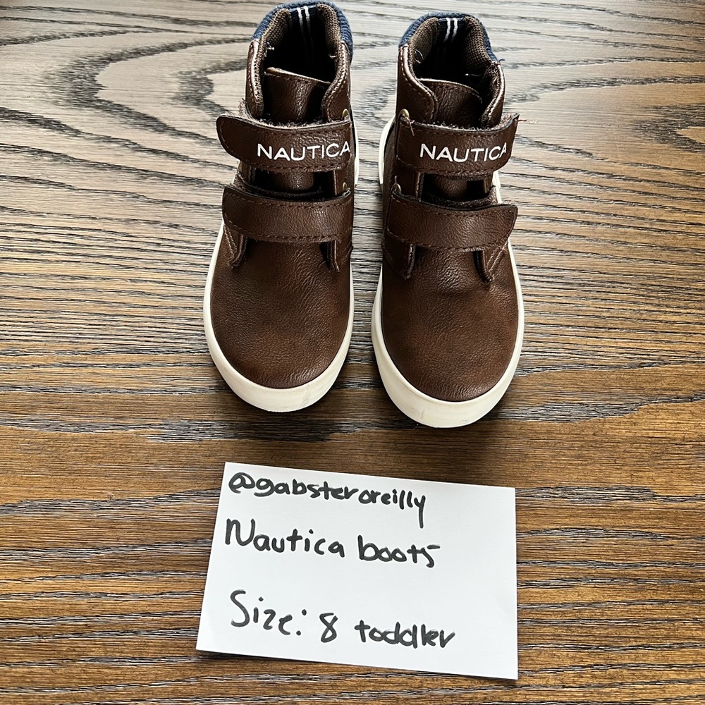 Nautica Brown Kids Boots